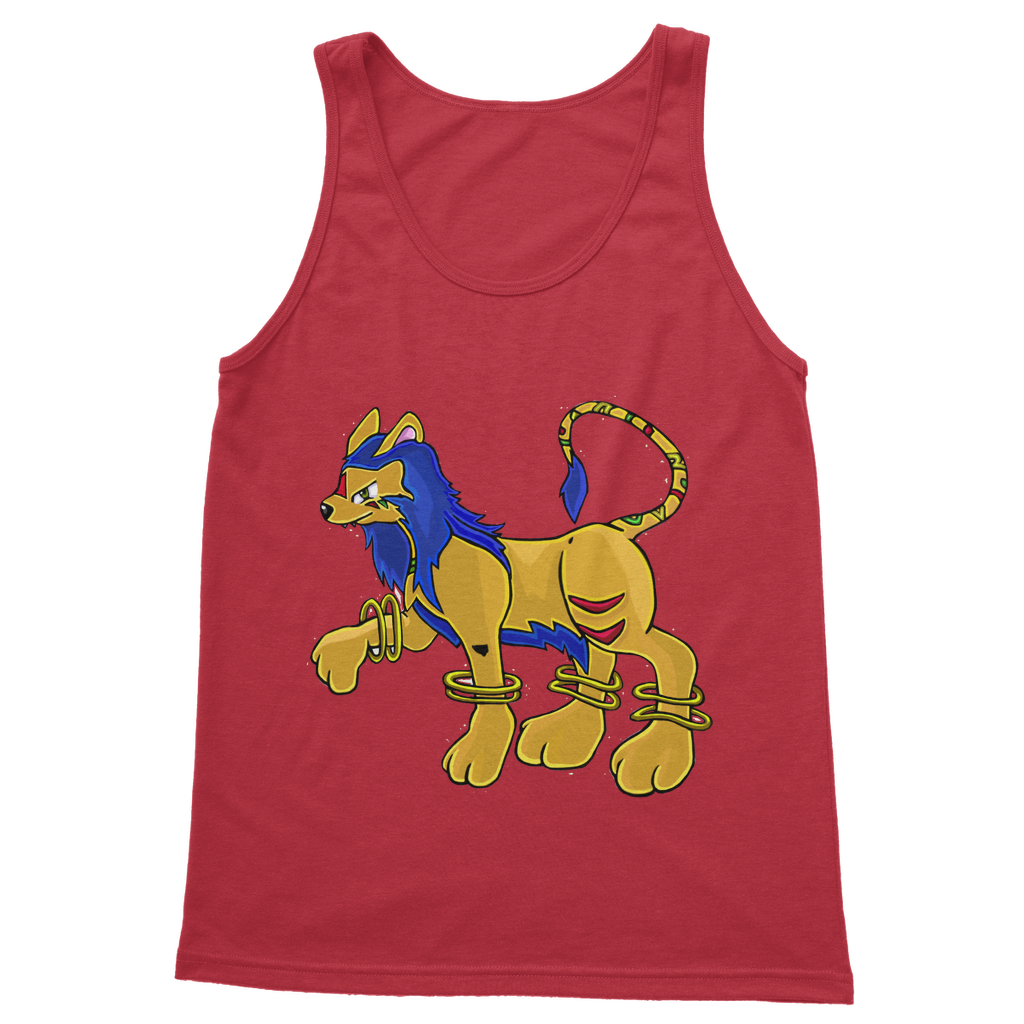Roararing Classic Adult Vest Top in various colors, showcasing its unisex design and high-quality fabric.