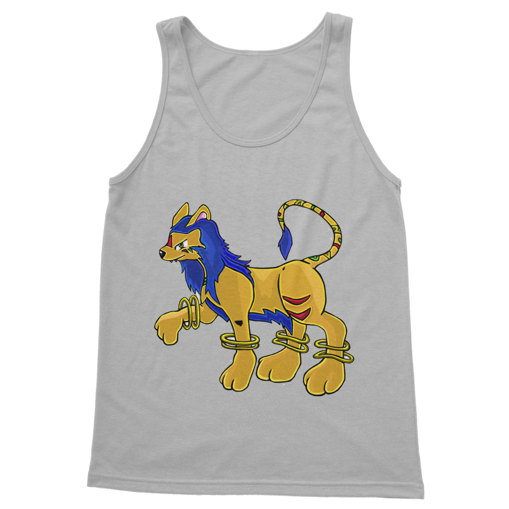 Roararing Classic Adult Vest Top in various colors, showcasing its unisex design and high-quality fabric.
