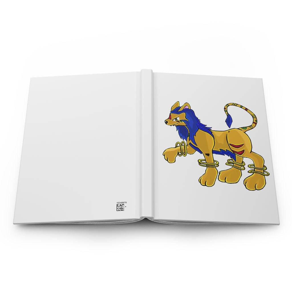 Roararing Hardcover Journal Matte with customizable cover and lined pages, showcasing a stylish matte finish.
