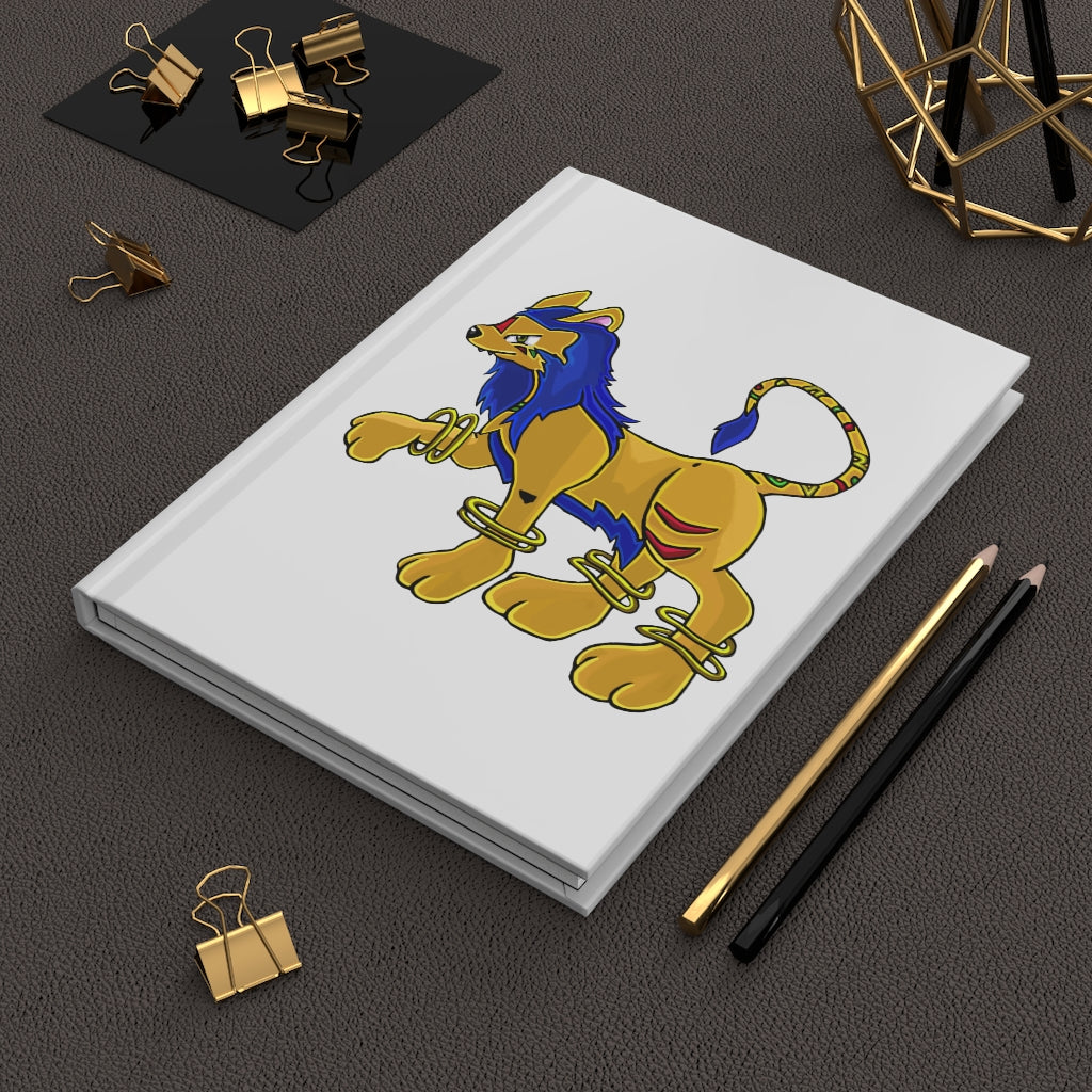 Roararing Hardcover Journal Matte with customizable cover and lined pages, showcasing a stylish matte finish.