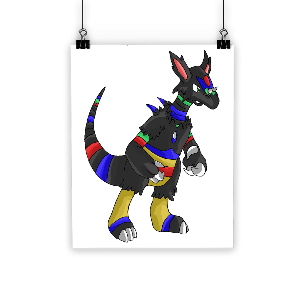 Rocino Classic Poster showcasing vibrant colors on semi-gloss paper, ideal for indoor and outdoor use.