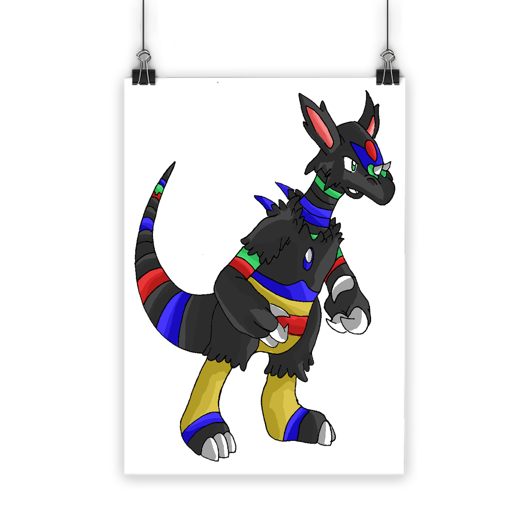 Rocino Classic Poster showcasing vibrant colors on semi-gloss paper, ideal for indoor and outdoor use.