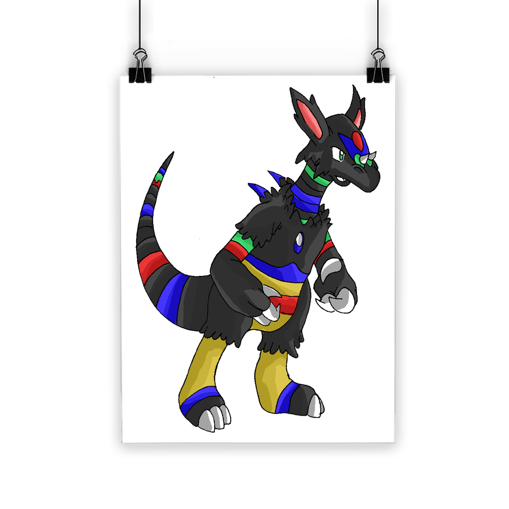 Rocino Classic Poster showcasing vibrant colors on semi-gloss paper, ideal for indoor and outdoor use.