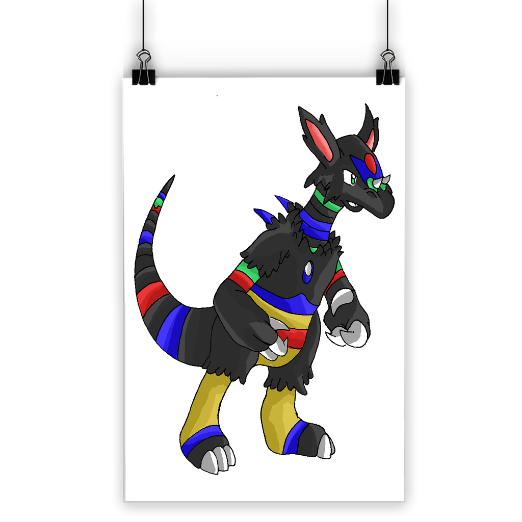 Rocino Classic Poster showcasing vibrant colors on semi-gloss paper, ideal for indoor and outdoor use.