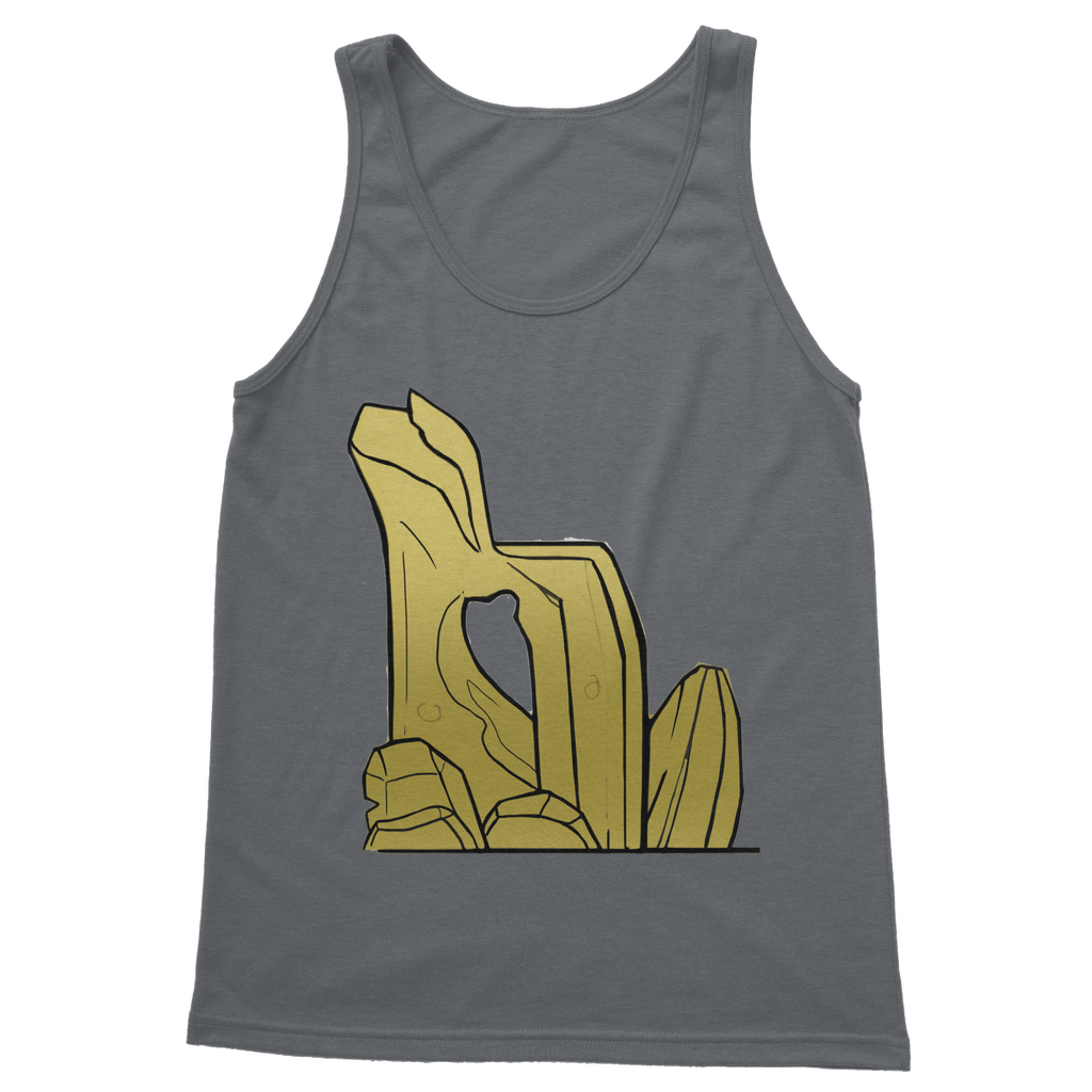 Rock Classic Adult Vest Top in various colors, showcasing its unisex design and high-quality cotton fabric.