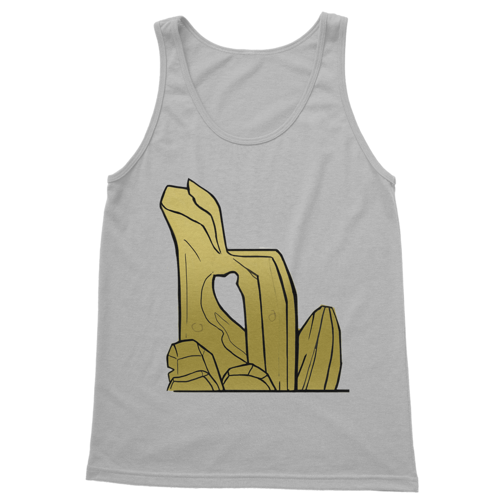 Rock Classic Adult Vest Top in various colors, showcasing its unisex design and high-quality cotton fabric.