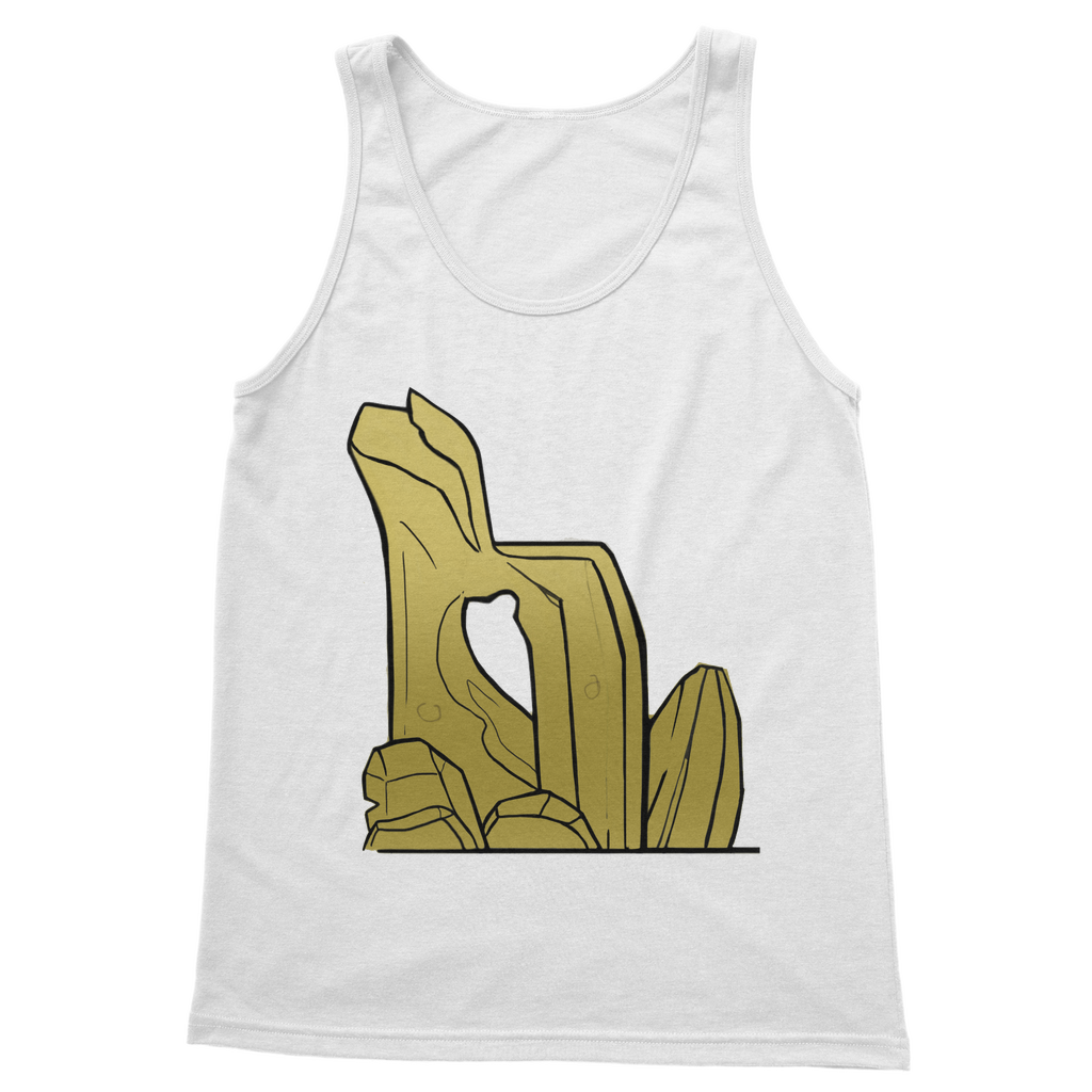 Rock Classic Adult Vest Top in various colors, showcasing its unisex design and high-quality cotton fabric.