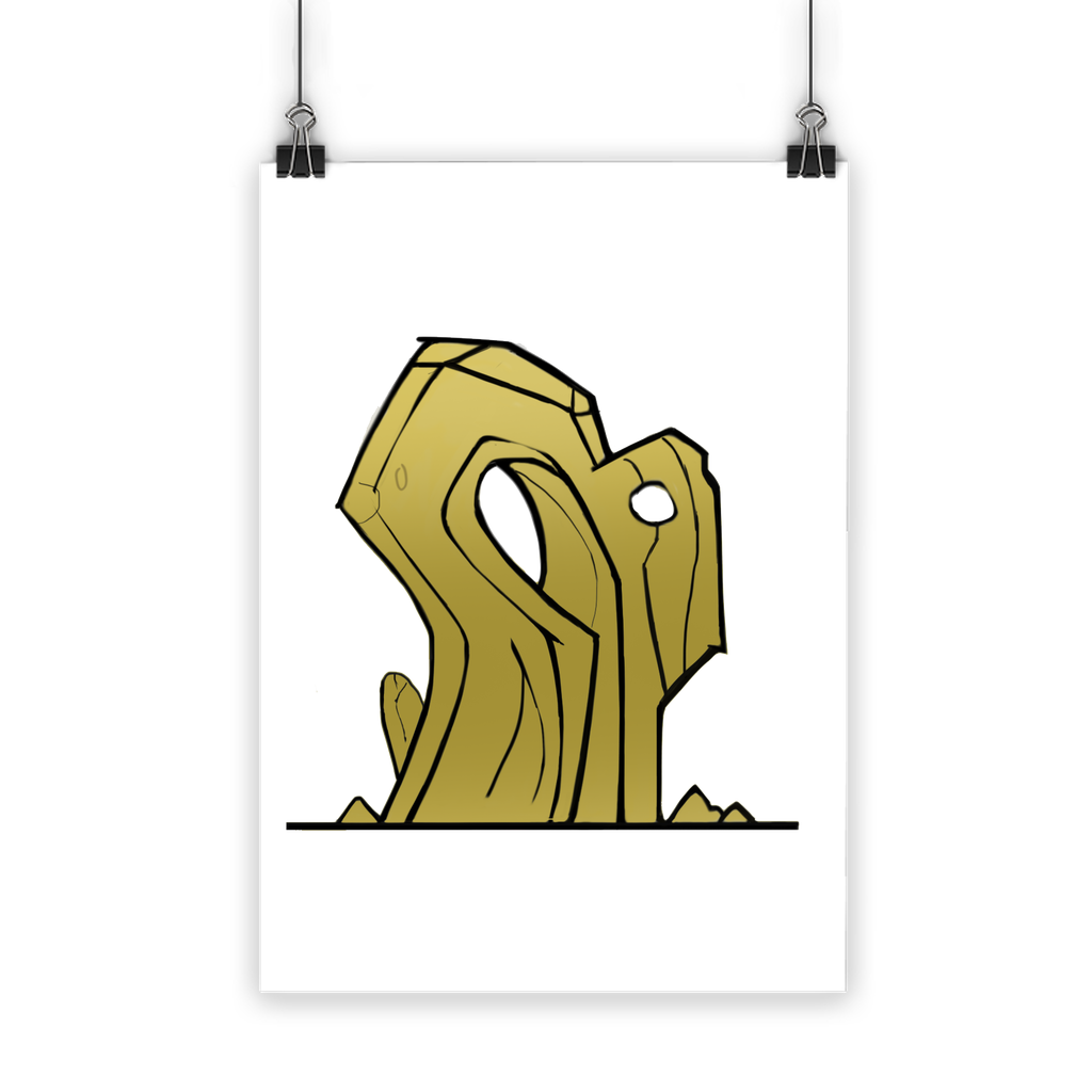 Rock Classic Poster featuring vibrant colors printed on semi-gloss paper, showcasing a high-quality design suitable for indoor and outdoor use.