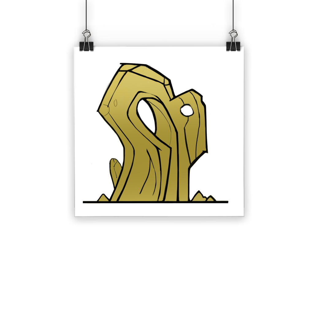 Rock Classic Poster featuring vibrant colors printed on semi-gloss paper, showcasing a high-quality design suitable for indoor and outdoor use.