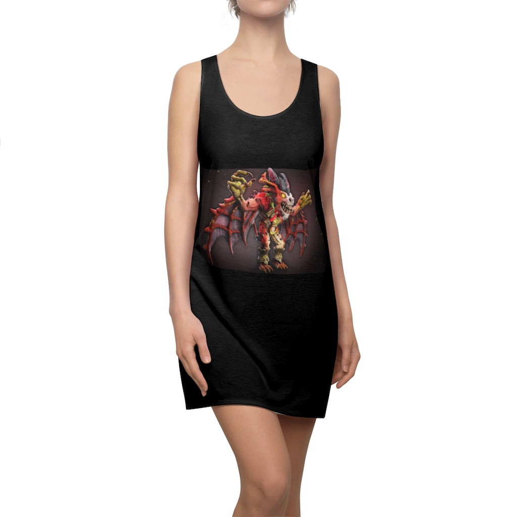 Rock Creature Women's Cut & Sew Racerback Dress featuring a stylish design and comfortable fit, perfect for various occasions.