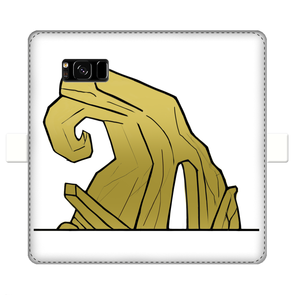 Rock Fully Printed Wallet Cases for iPhone and Samsung, showcasing vibrant designs and magnetic closure in artificial leather.