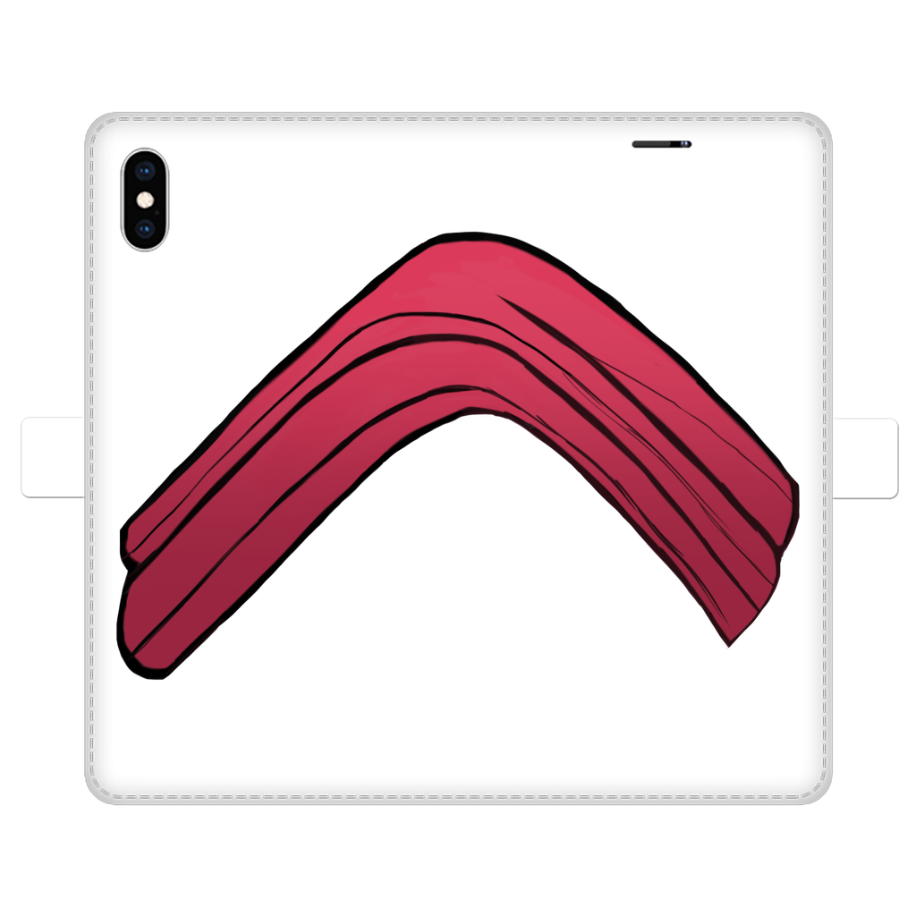 Rock Fully Printed Wallet Case featuring vibrant UV-printed designs, made of faux leather with a magnetic closure, suitable for iPhone and Samsung models.