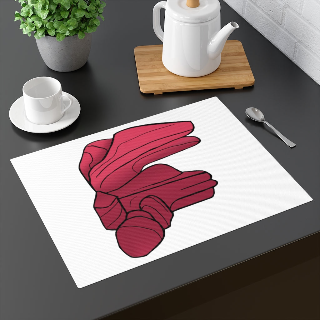 Rock Placemat featuring a unique double-sided design, made from durable cotton, ideal for enhancing dining experiences.