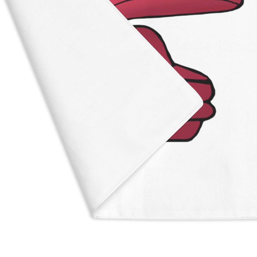 Rock Placemat featuring a unique double-sided design, made from durable cotton, ideal for enhancing dining experiences.