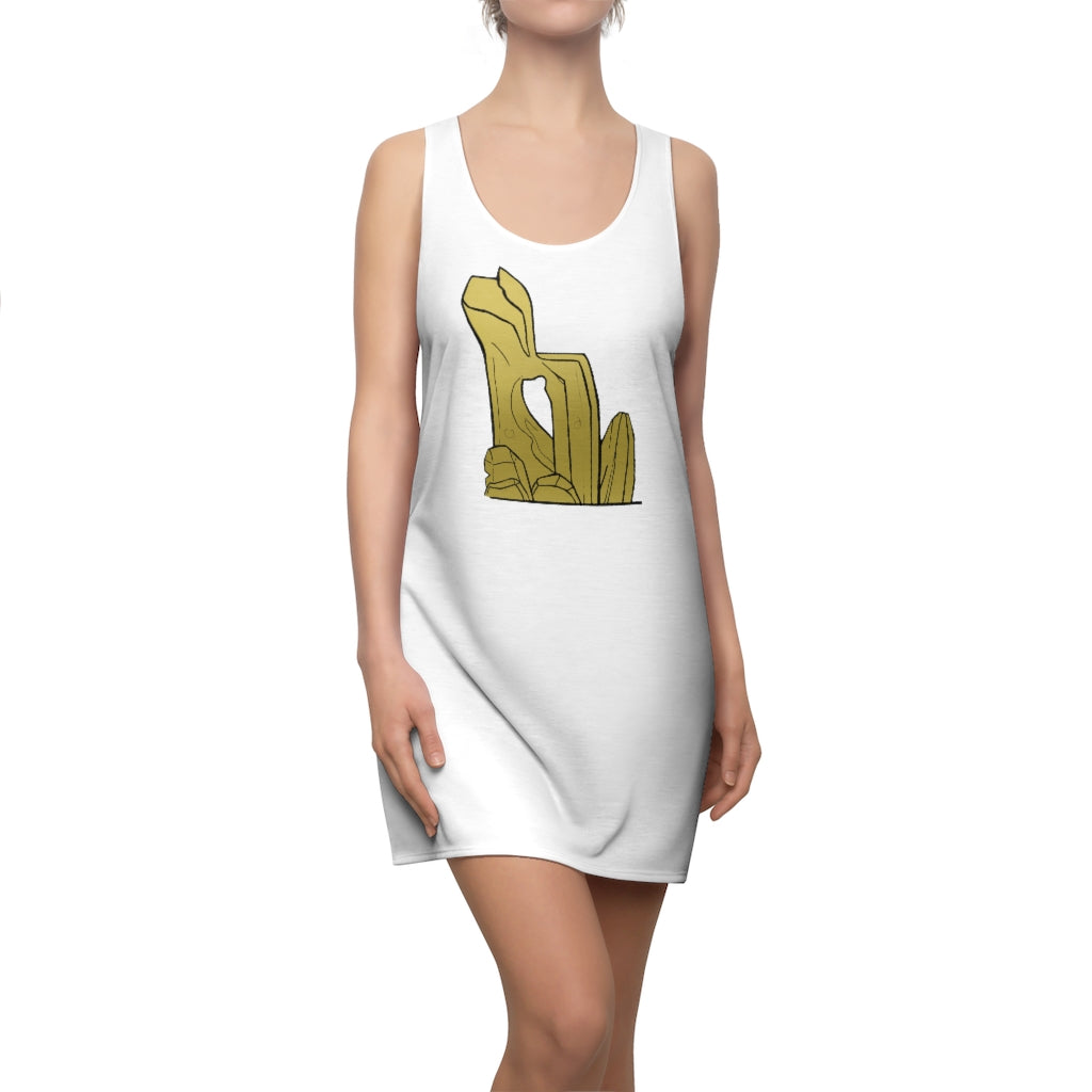 Rock Women's Cut & Sew Racerback Dress featuring a stylish design and comfortable fit, made from high-quality polyester.