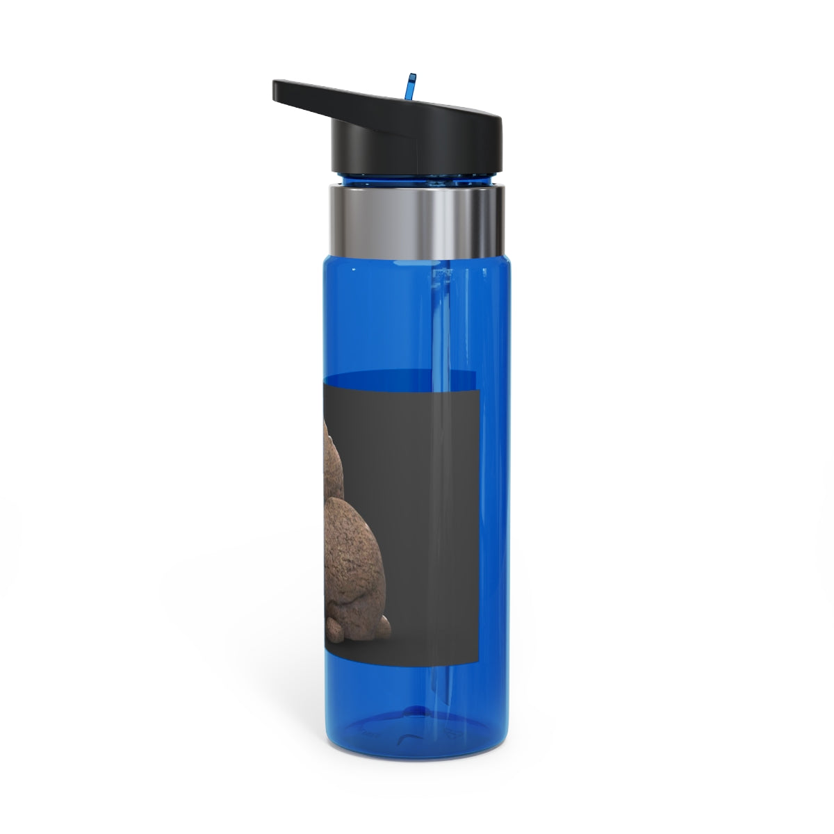 Rocks Kensington Tritan™ Sport Bottle in vibrant colors with a carabiner hook, showcasing its durable design and spill-resistant lid.