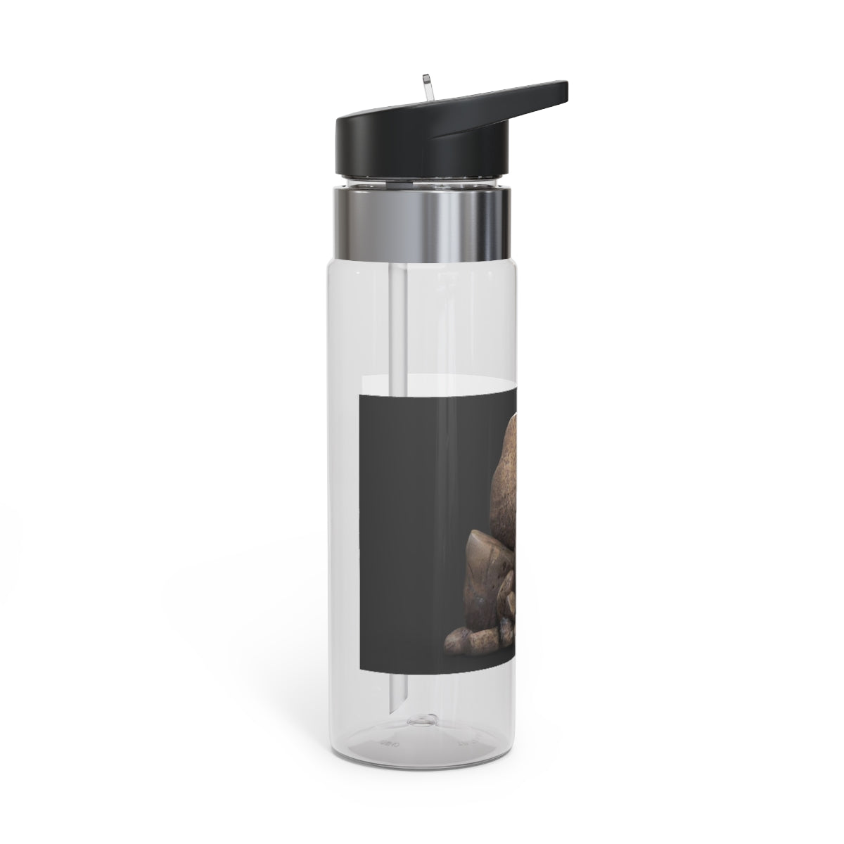 Rocks Kensington Tritan™ Sport Bottle in vibrant colors with a carabiner hook, showcasing its durable design and spill-resistant lid.