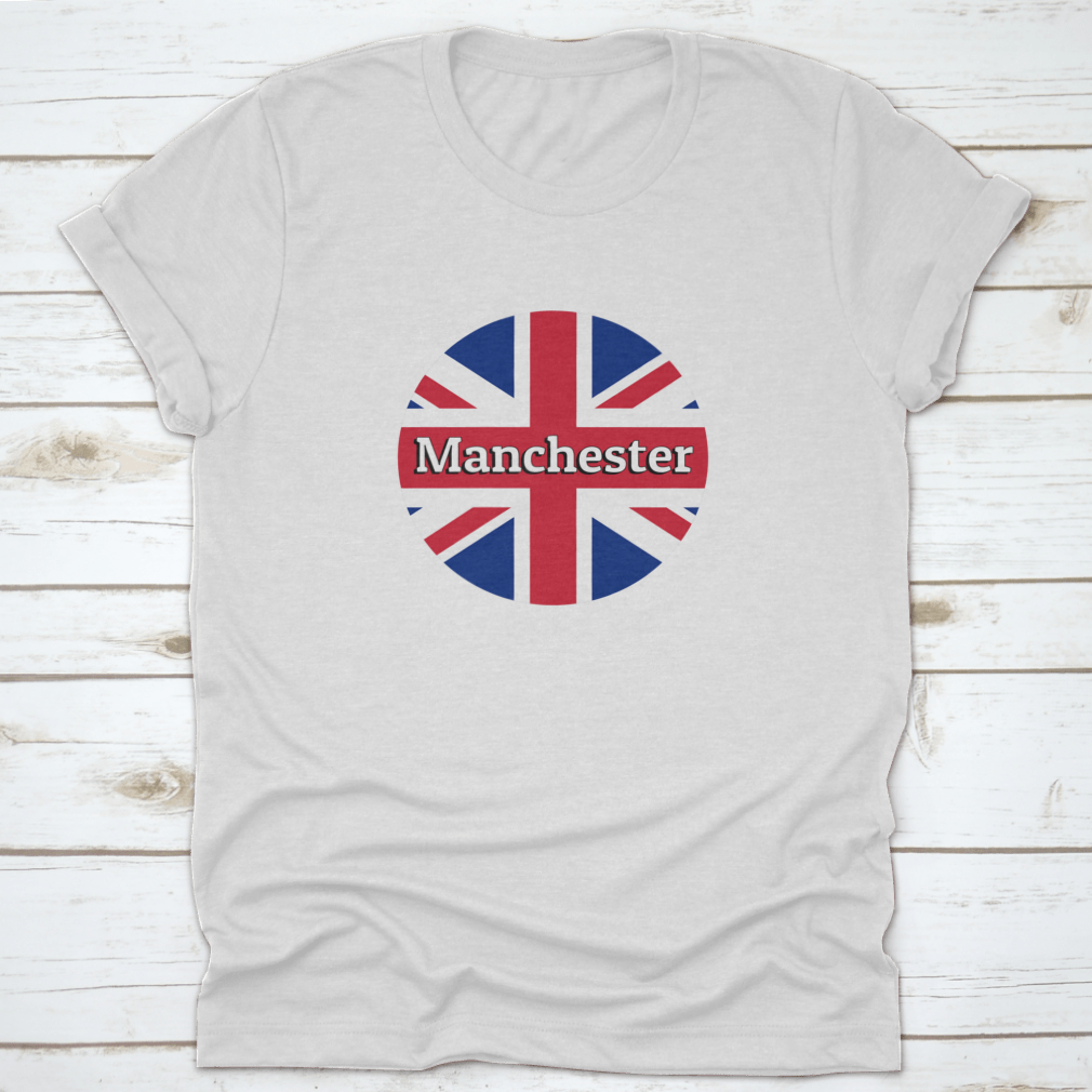 Round button icon featuring the National Flag of the United Kingdom, showcasing vibrant colors and a classic design.