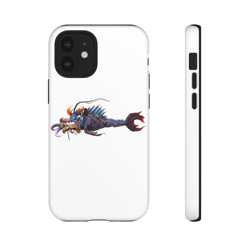 Ryuuk the Fish Dragon God Tough Case featuring a vibrant design with dual-layer protection for smartphones.