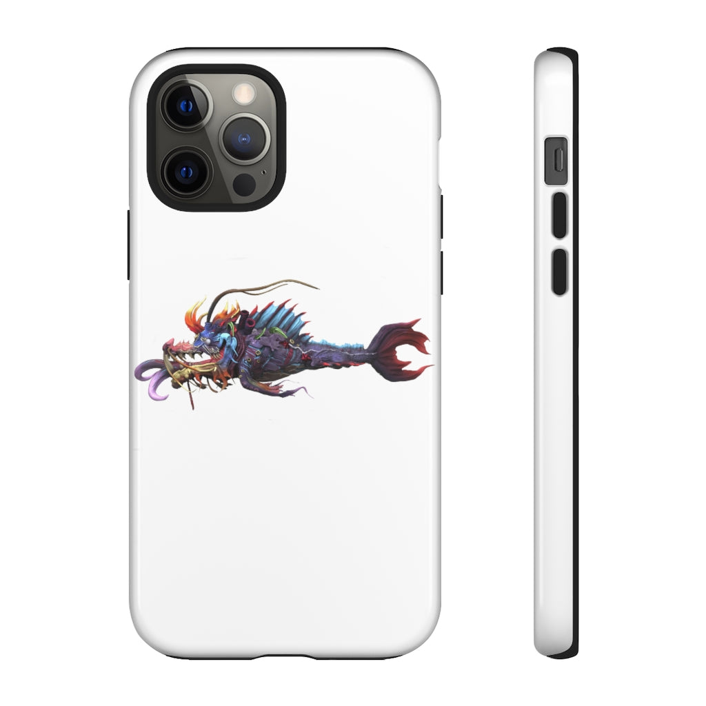 Ryuuk the Fish Dragon God Tough Case featuring a vibrant design with dual-layer protection for smartphones.