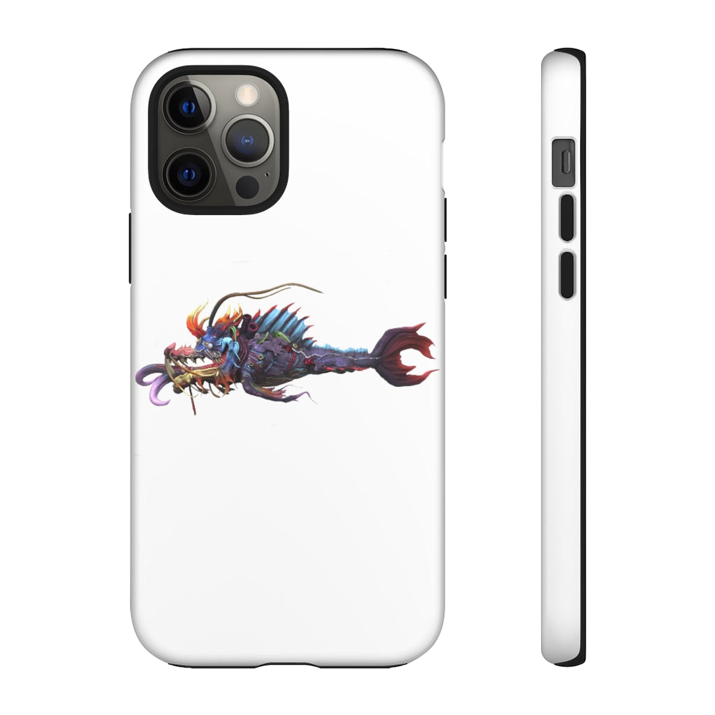 Ryuuk the Fish Dragon God Tough Case featuring a vibrant design with dual-layer protection for smartphones.