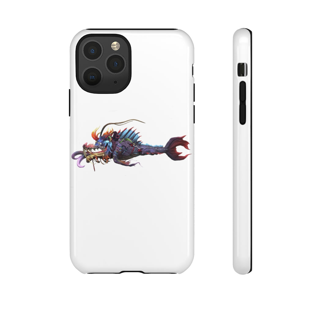 Ryuuk the Fish Dragon God Tough Case featuring a vibrant design with dual-layer protection for smartphones.
