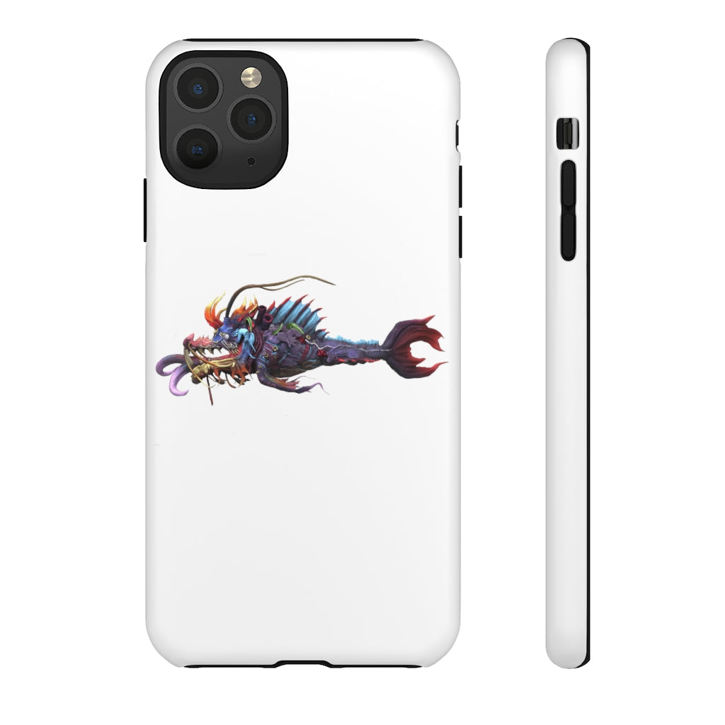 Ryuuk the Fish Dragon God Tough Case featuring a vibrant design with dual-layer protection for smartphones.