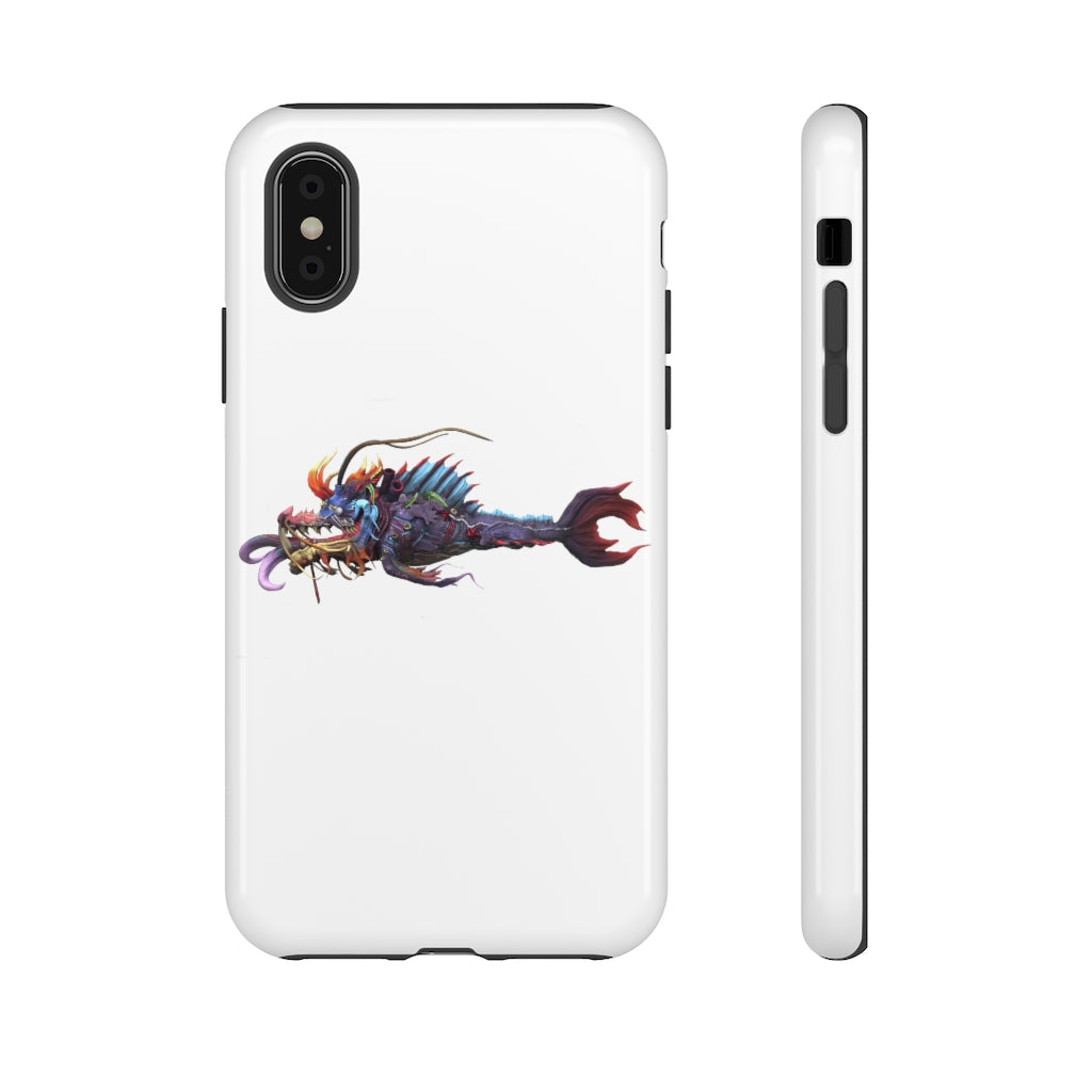 Ryuuk the Fish Dragon God Tough Case featuring a vibrant design with dual-layer protection for smartphones.