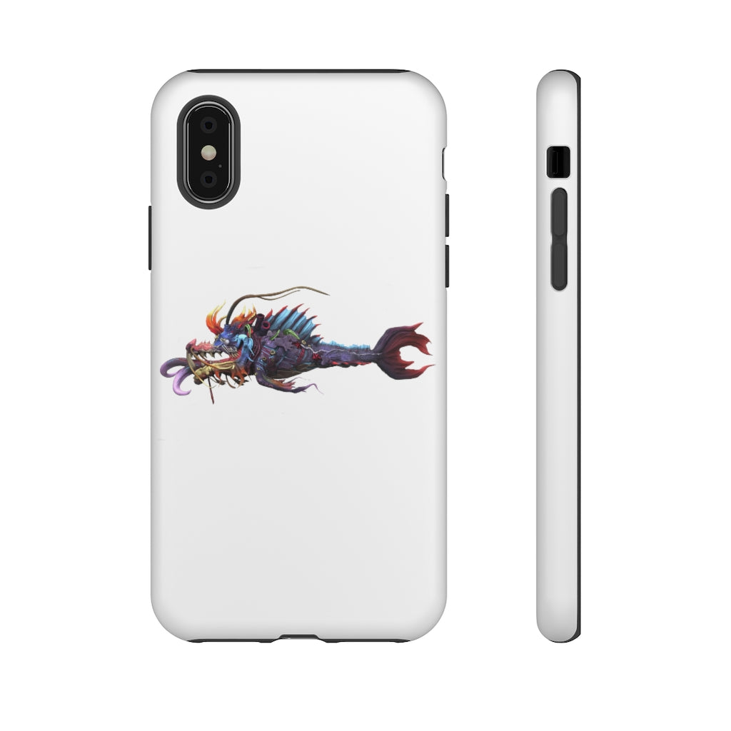 Ryuuk the Fish Dragon God Tough Case featuring a vibrant design with dual-layer protection for smartphones.