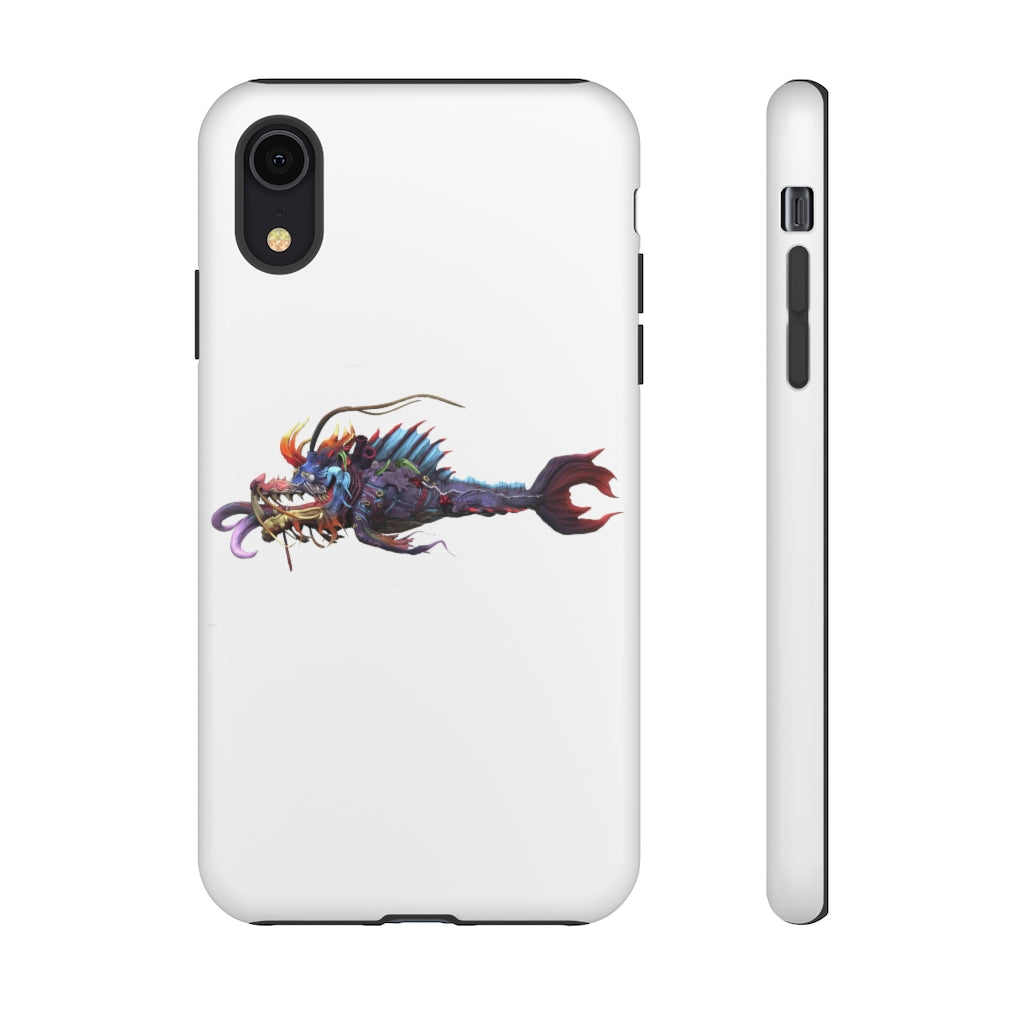 Ryuuk the Fish Dragon God Tough Case featuring a vibrant design with dual-layer protection for smartphones.