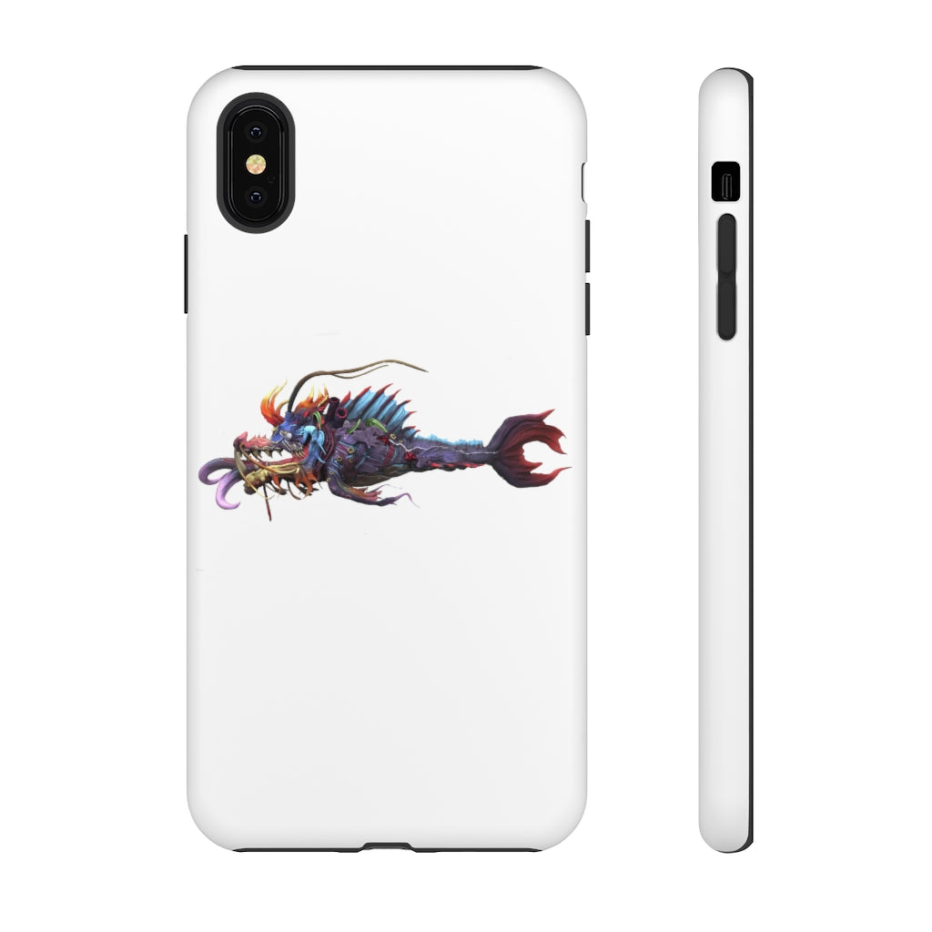 Ryuuk the Fish Dragon God Tough Case featuring a vibrant design with dual-layer protection for smartphones.