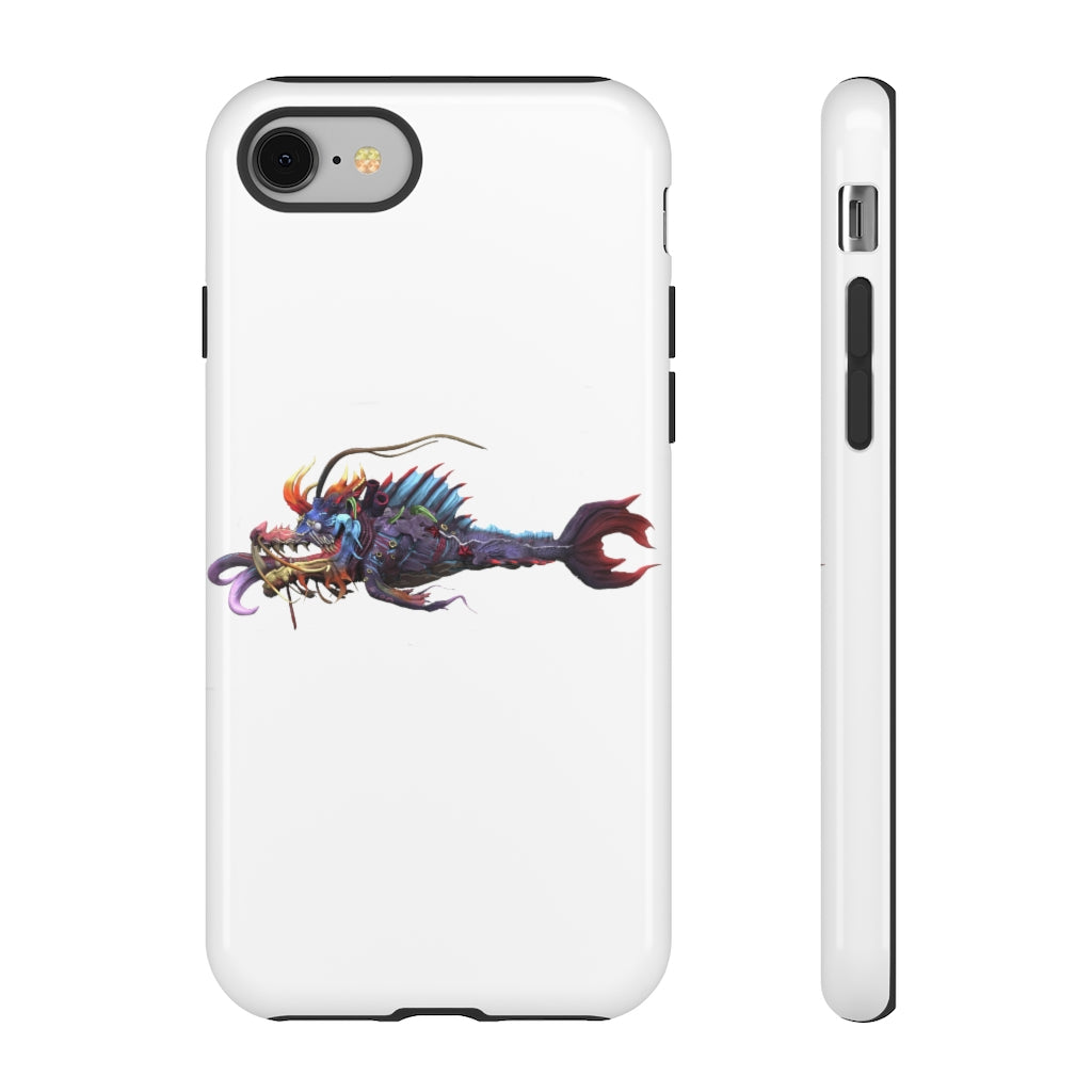 Ryuuk the Fish Dragon God Tough Case featuring a vibrant design with dual-layer protection for smartphones.