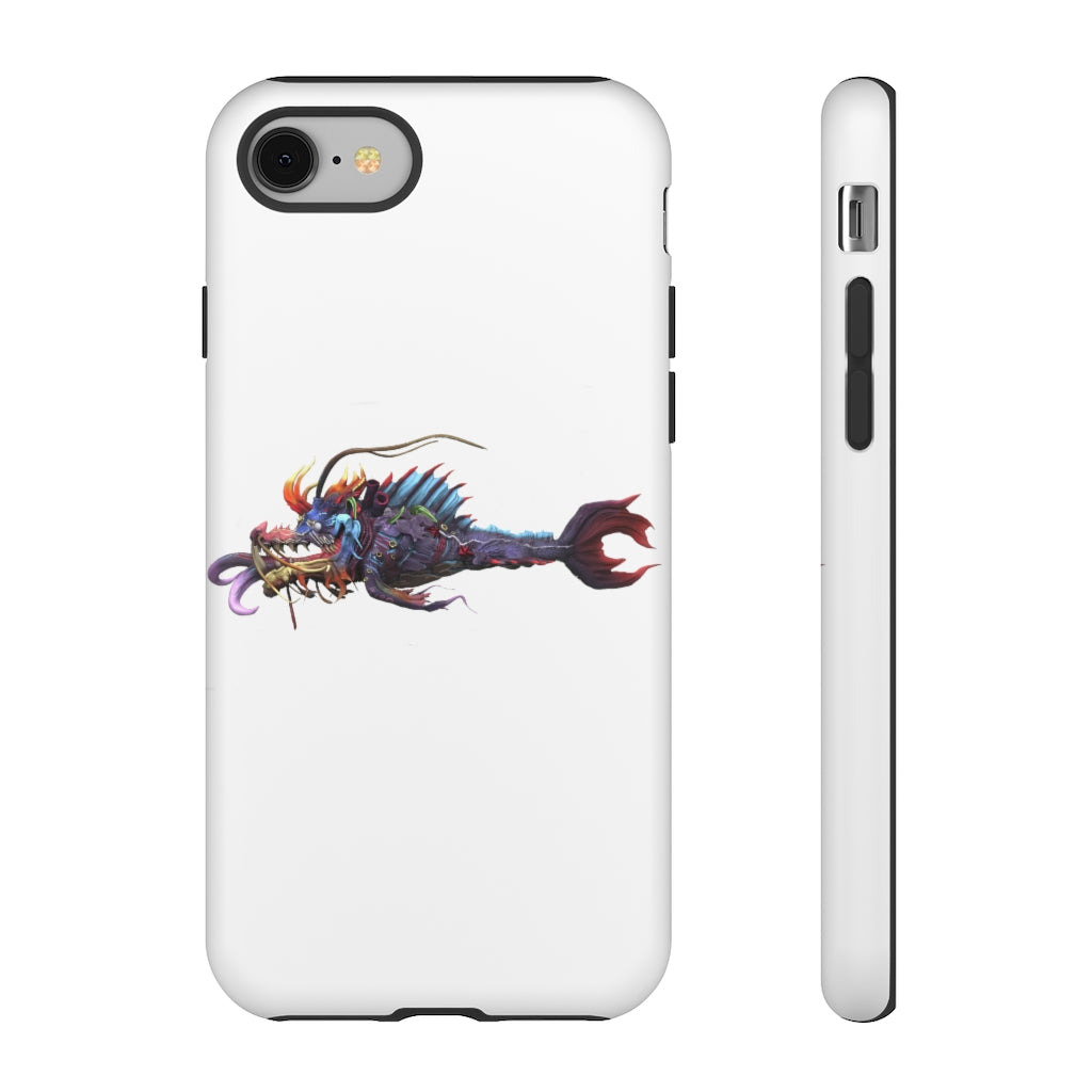 Ryuuk the Fish Dragon God Tough Case featuring a vibrant design with dual-layer protection for smartphones.
