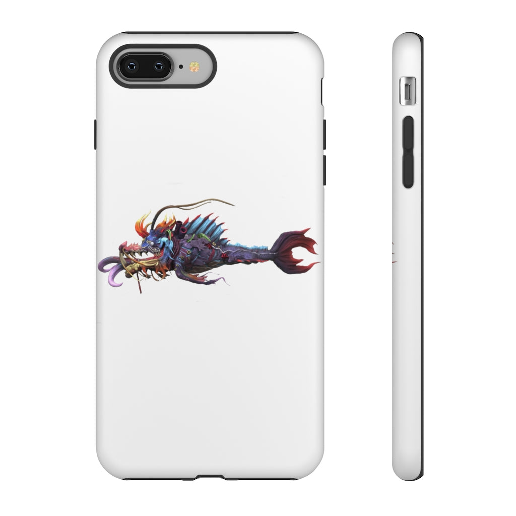 Ryuuk the Fish Dragon God Tough Case featuring a vibrant design with dual-layer protection for smartphones.