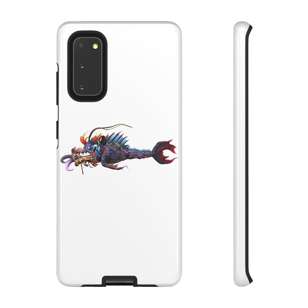 Ryuuk the Fish Dragon God Tough Case featuring a vibrant design with dual-layer protection for smartphones.