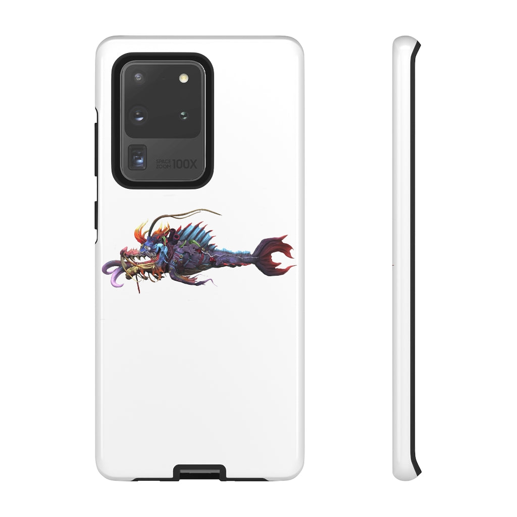 Ryuuk the Fish Dragon God Tough Case featuring a vibrant design with dual-layer protection for smartphones.