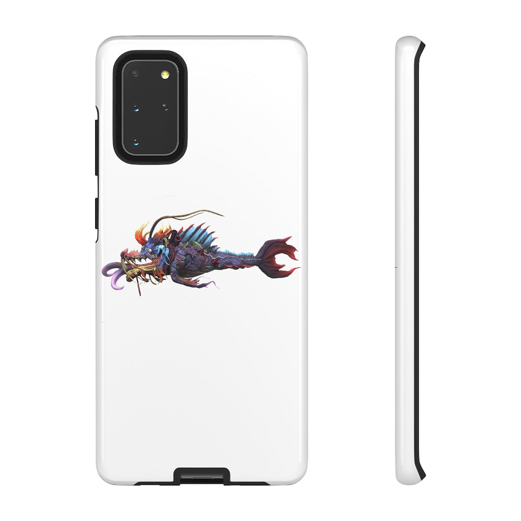 Ryuuk the Fish Dragon God Tough Case featuring a vibrant design with dual-layer protection for smartphones.