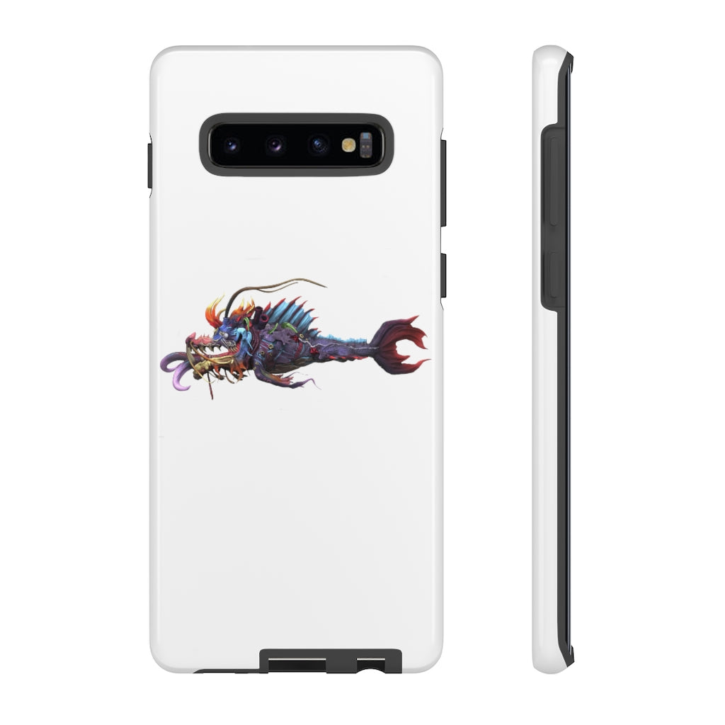 Ryuuk the Fish Dragon God Tough Case featuring a vibrant design with dual-layer protection for smartphones.