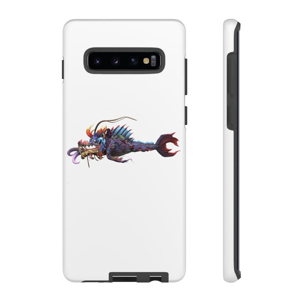 Ryuuk the Fish Dragon God Tough Case featuring a vibrant design with dual-layer protection for smartphones.