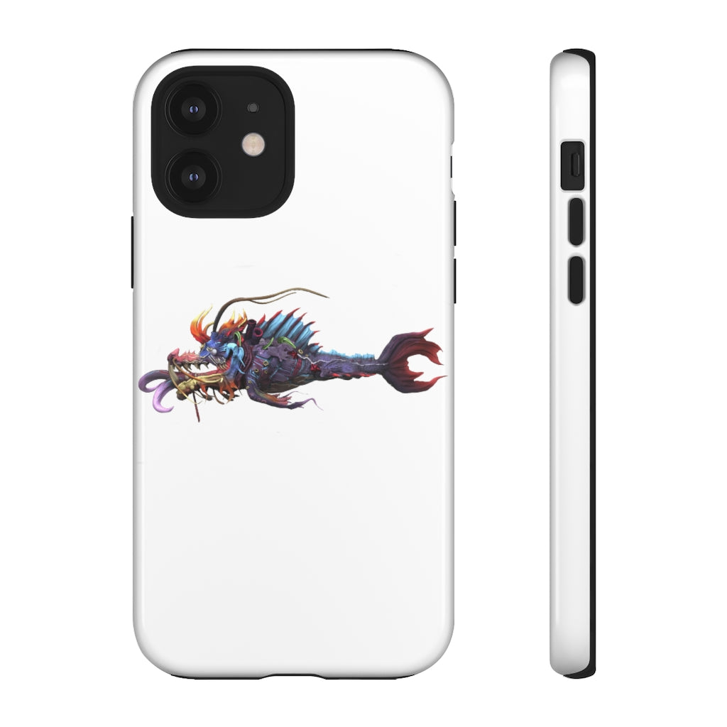 Ryuuk the Fish Dragon God Tough Case featuring a vibrant design with dual-layer protection for smartphones.