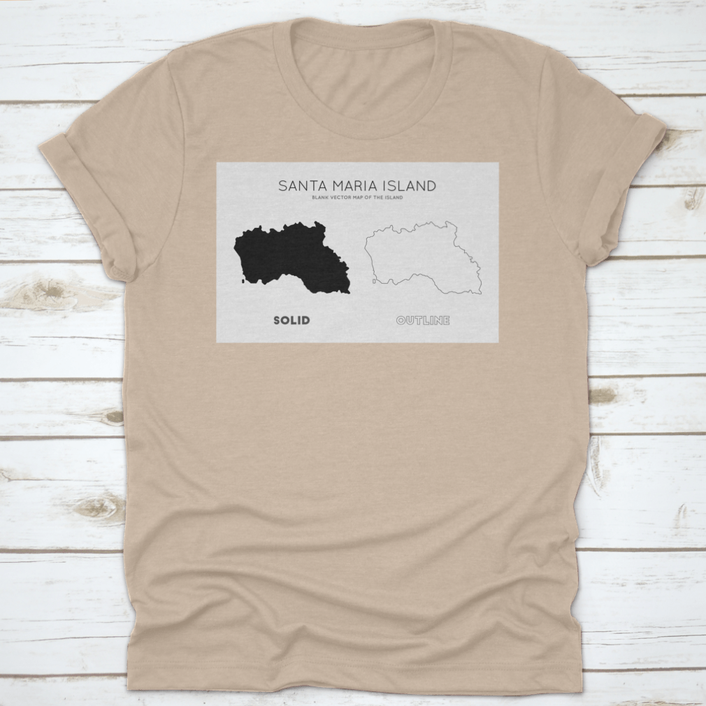 Detailed map of Santa Maria Island showcasing its borders and key features.