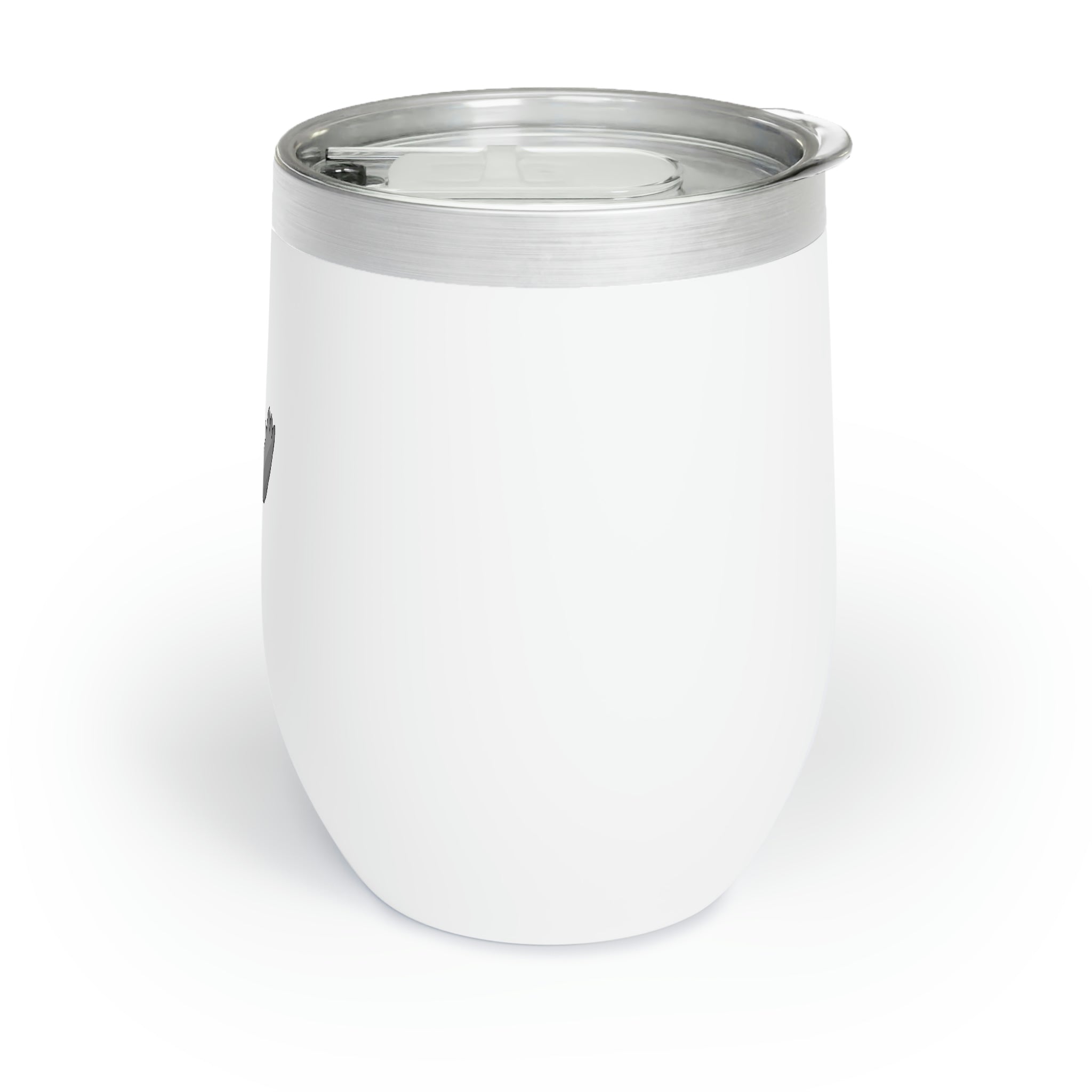 Sarcoot Chill Wine Tumbler in stainless steel with a customizable design, perfect for keeping drinks hot or cold.