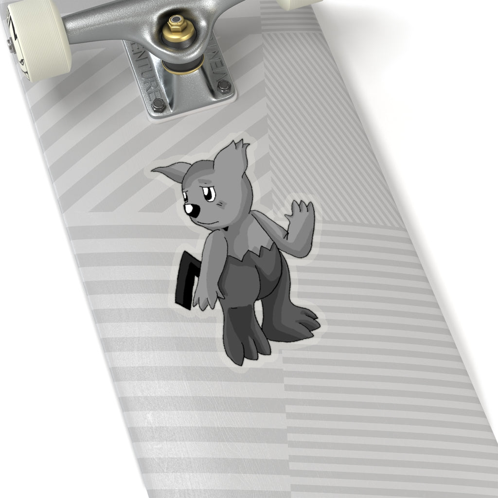 Sarcoot Kiss-Cut Stickers showcasing various custom shapes on a white background, ideal for creative projects.