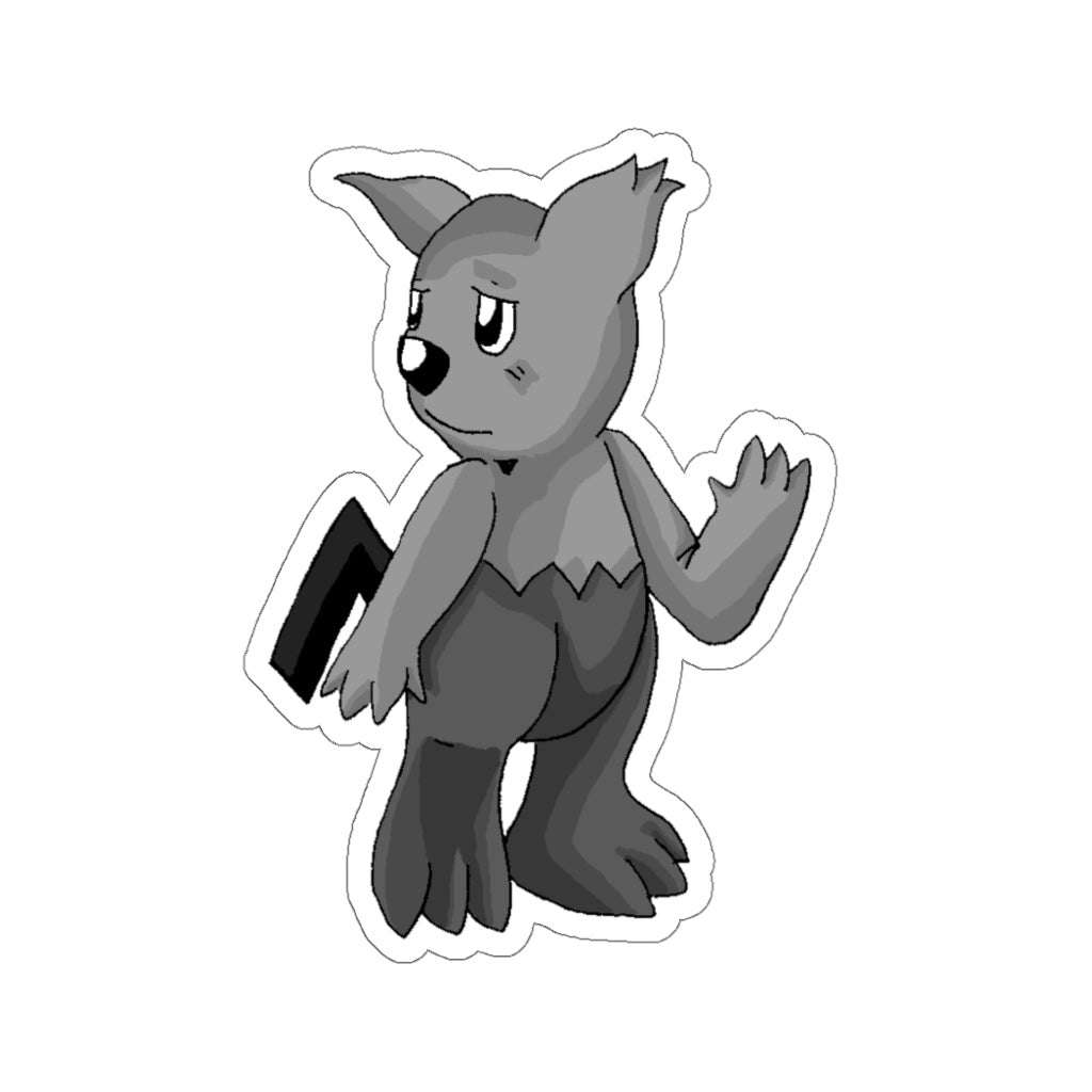 Sarcoot Kiss-Cut Stickers showcasing various custom shapes on a white background, ideal for creative projects.