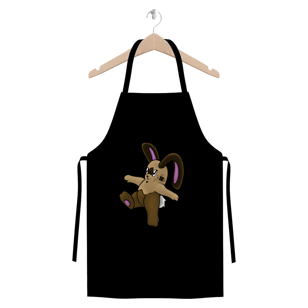 Sentra Premium Jersey Apron made of heavyweight cotton twill, featuring self-fabric ties and available in various colors.