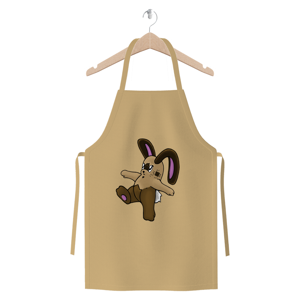 Sentra Premium Jersey Apron made of heavyweight cotton twill, featuring self-fabric ties and available in various colors.