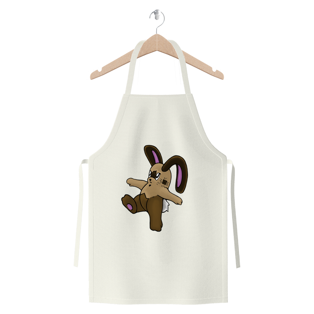 Sentra Premium Jersey Apron made of heavyweight cotton twill, featuring self-fabric ties and available in various colors.