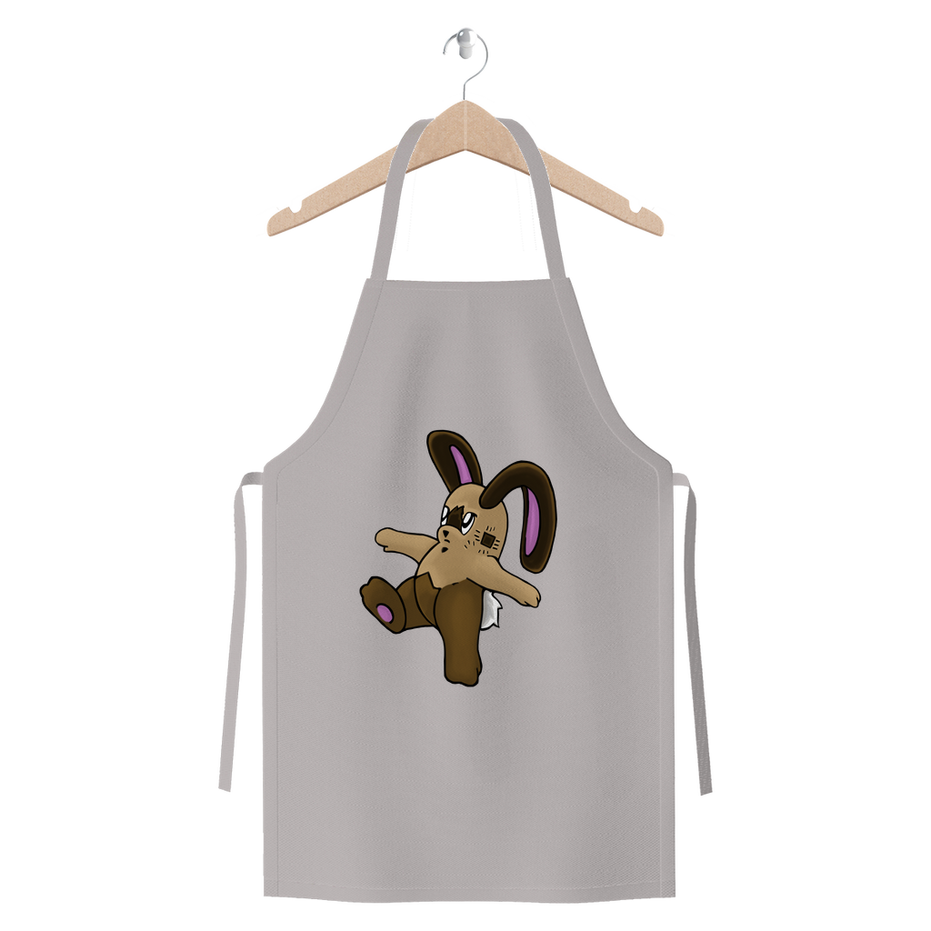 Sentra Premium Jersey Apron made of heavyweight cotton twill, featuring self-fabric ties and available in various colors.