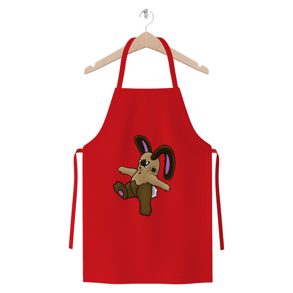 Sentra Premium Jersey Apron made of heavyweight cotton twill, featuring self-fabric ties and available in various colors.