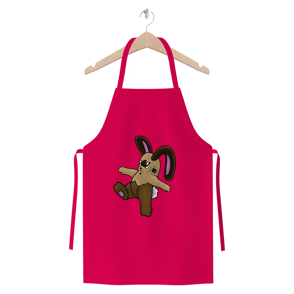 Sentra Premium Jersey Apron made of heavyweight cotton twill, featuring self-fabric ties and available in various colors.